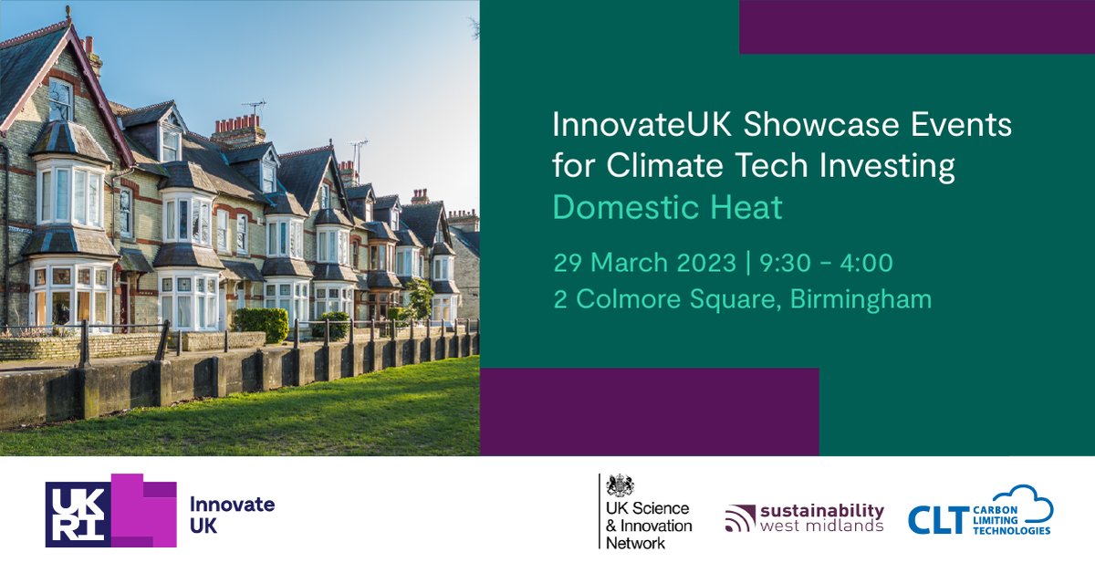 Do you know a UK start up that's driving innovation in the domestic heat sector? Tag them in the comments below so that they can apply to pitch at Innovate UK’s upcoming 'Climate Tech Investing' event. To apply, click here: bit.ly/41hZDoy