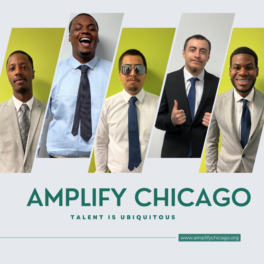 Amplify_Chicago's tweet photo. Let the journey begin! Our talent from cohort #4 is packed with energy and ambition to take on the world and build generational wealth. Get ready for some big things coming soon! #Amplifychicago #GenerationalWealth #Cohort4 #Pertinacity https://t.co/p8KwFkkxgb