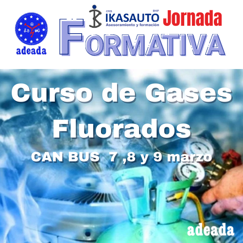 adeada_alava's tweet photo. Os presentamos uno de los próximos cursos gratuitos, de @IKASAUTO para el 7 ,8 y 9 de marzo sobre Gases Fluorados, en los locales de Ikasauto en Vitoria.
Interesado contactar con ADEADA, teléfono 945253388 o adeada@adeada.com

#adeada #vitoriagasteiz #motor #formacion #taller https://t.co/mOBUNiyFgI