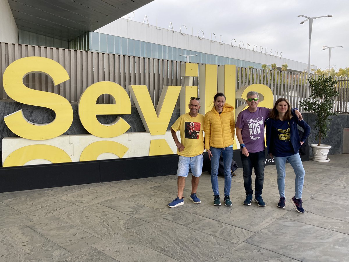 TrailsurferUK's tweet photo. #SevilleMarathon never disappoints neither does the city. Gutted we’re now leaving. #TeamJackMon #100marathonclub @caritococoloco https://t.co/BFbvl4GqvL