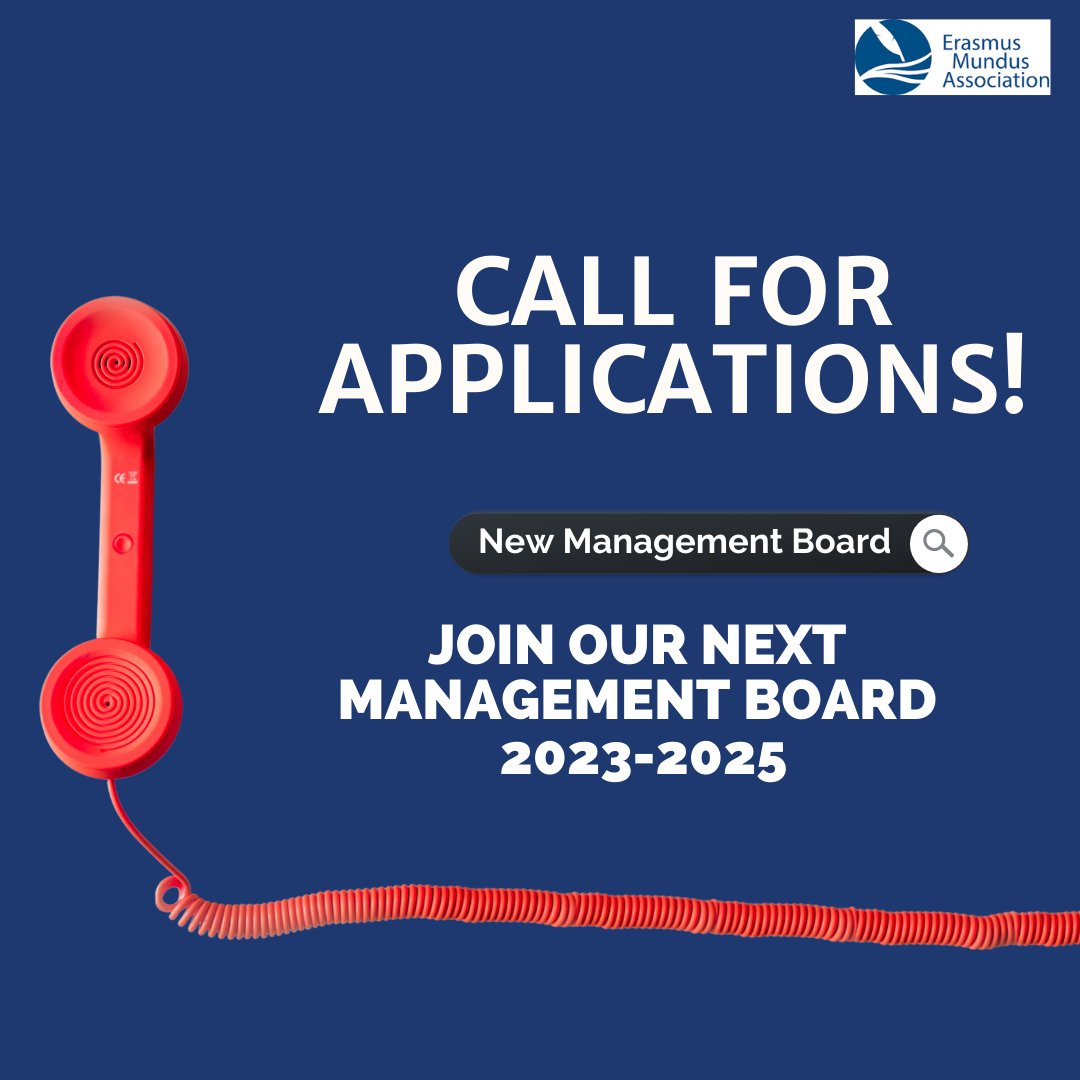 EMA is now looking for the next Management Board to run the organization for the period 2023 to 2025!

The deadline for Applications for any of these positions is on the 21st of May 2023! 

Check out and apply for any of the positions here: em-a.eu/mb-selections-…