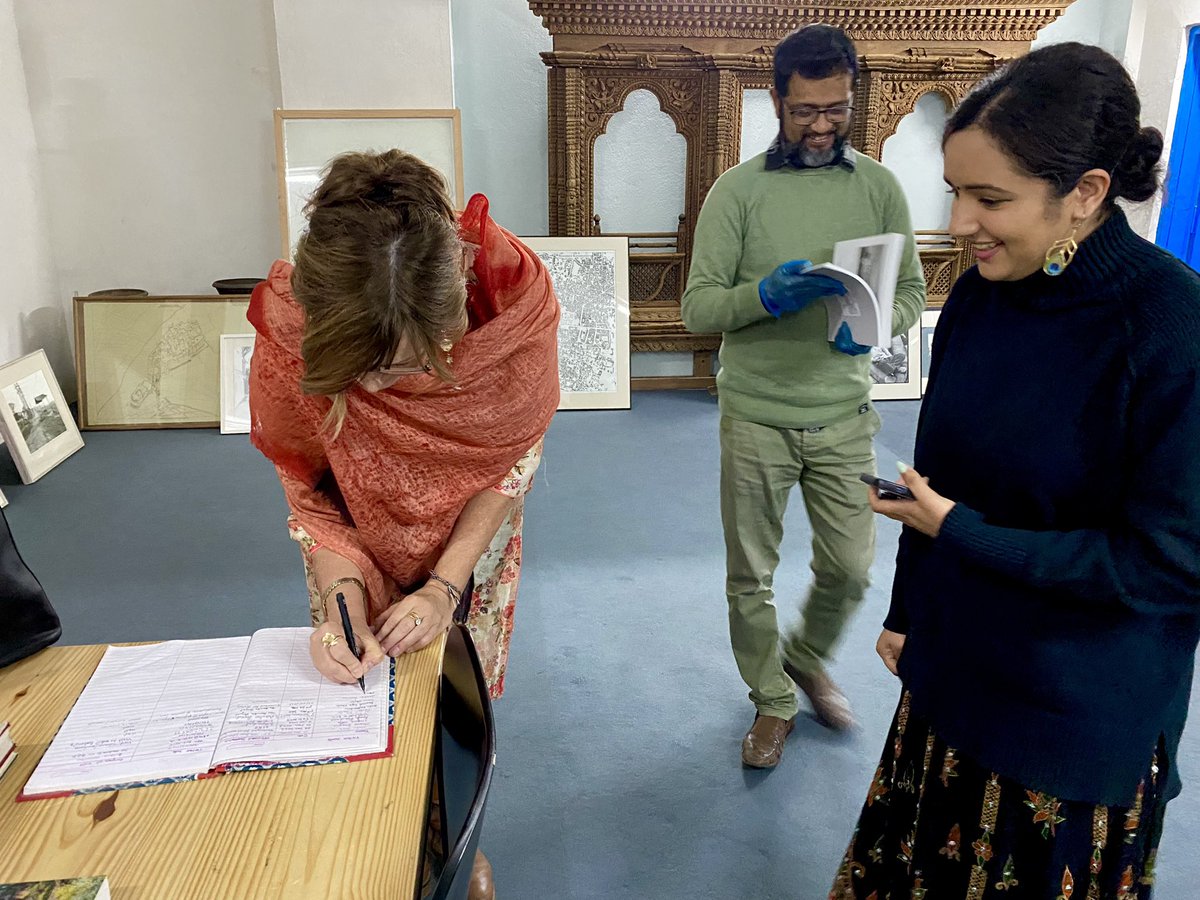 AusAmbNP's tweet photo. Thanks @r0shanmishra for a fascinating visit to @TaragaonMuseum. Looking forward to working with your team to promote artist exchanges including to @SagarmathaNext, as well as our shared efforts to support the restoration of🇳🇵heritage. https://t.co/vVTugzFn6n
