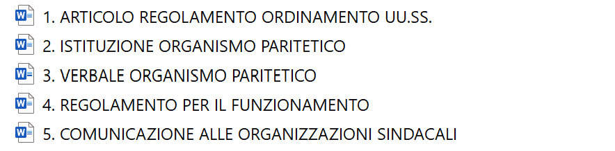 EntiLocali's tweet image. Quali sono i documenti word modificabili inclusi nel corso (per)corso relativo all'avvio dell'Organismo Paritetico per l'Innovazione ai sensi dell'art.6 del CCNL Funzioni Locali del 16.11.2022?
Eccoli nell'immagine.
Accesso 24h - 7/7
Euro 201,00 
bit.ly/OPI-Stripe