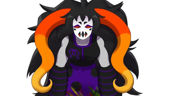 today's clown of the day is Chahut Maenad from Hiveswap Friendsim! 