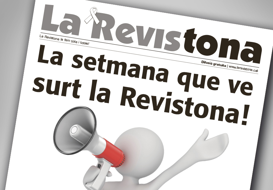 ❗️El dilluns 27 de gener és l’últim dia per enviar els articles que voleu que surtin a la propera Revistona.

📩 Podeu enviar-los a info@larevistona.cat

✅ La Revistona la fem entre totes i tots!