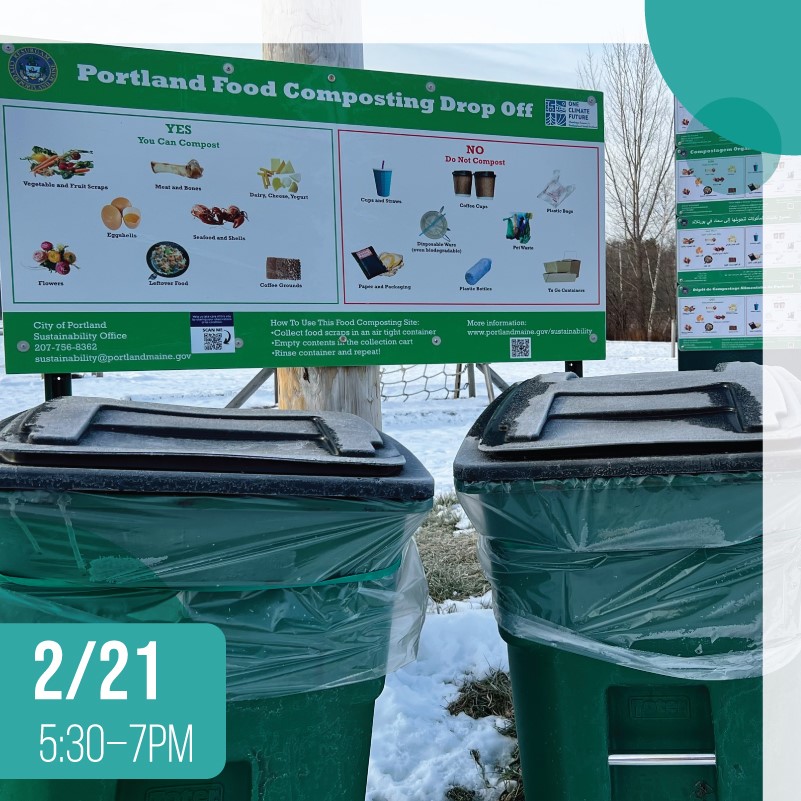 🌱♻️ TODAY, FEB 21: Hear about exciting climate action plan happening in Portland with <a href="/TroyInPortland/">Troy Moon 🌘</a>, Erin Ferrell, and Katie Tims from the <a href="/SustainPortME/">SustainablePortlandME</a>!

Details:
portlandlibrary.com/events/buildin…