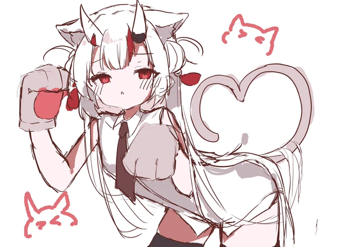これラフやねんけど、ガチ塗りどっち先見たい?  