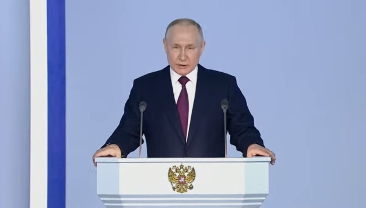Putin’s speech today resonates with most of the people &amp; nations outside of the West.

His simplicity, absence of emotions, honesty &amp; uncanny ability to put the current events, including Ukraine war, in the right historical context make him get his message to the world with ease.