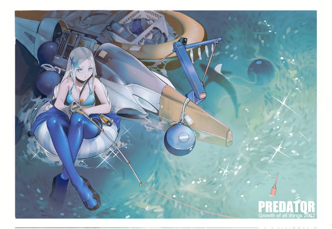 #originalcharacter 加筆修正
🐟 