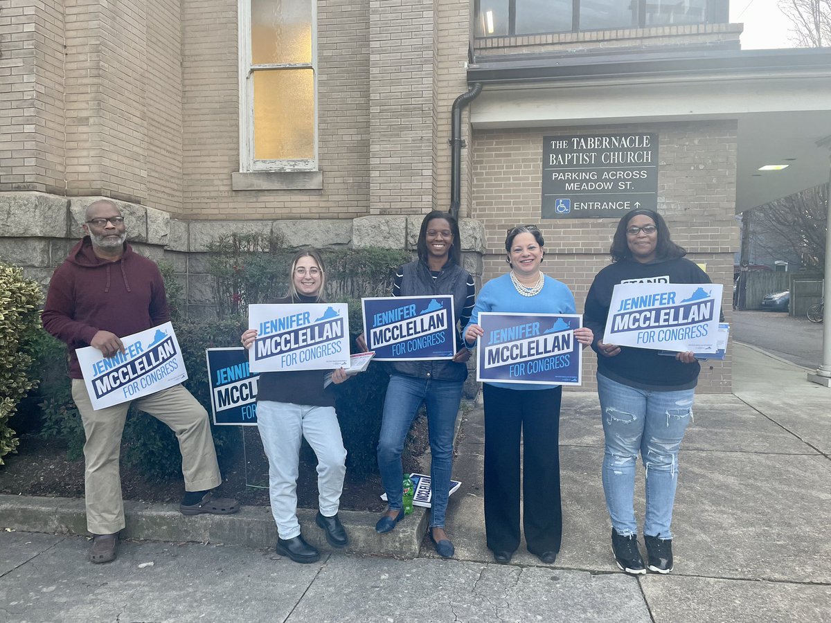 JennMcClellanVA's tweet photo. The sun is shining and itβs time to VOTE! https://t.co/rcKQpKpzWx