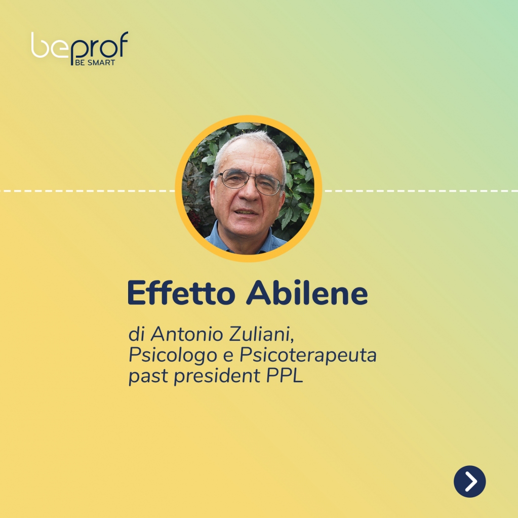 BeProfApp's tweet photo. Conosci l'Effetto Abilene?
Scopri di cosa si tratta leggendo l'articolo: https://t.co/6VyvDphQFR
Questa settimana parliamo anche di "Memoria e situazione critica" e "Dialogo interiore".
#beprof #psicologia #benesserementale https://t.co/Ae94LbvKls