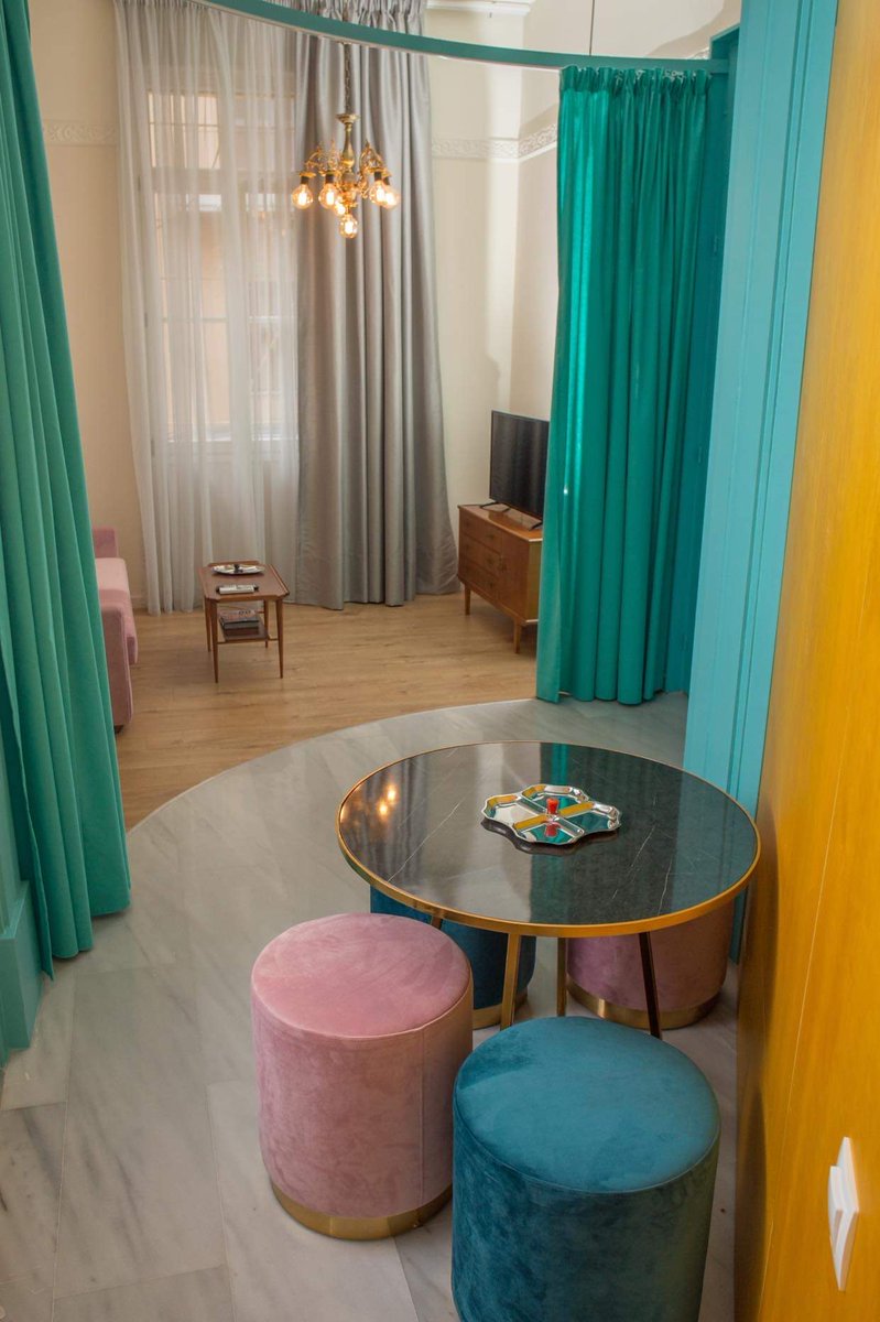Its unique blend of contemporary and vintage decoration makes Keramos Athens one of the best places to spend your days during your stay in Athens!

#AriaHotels #privatehome #citybreak #visitathens #greece #athens #decoration