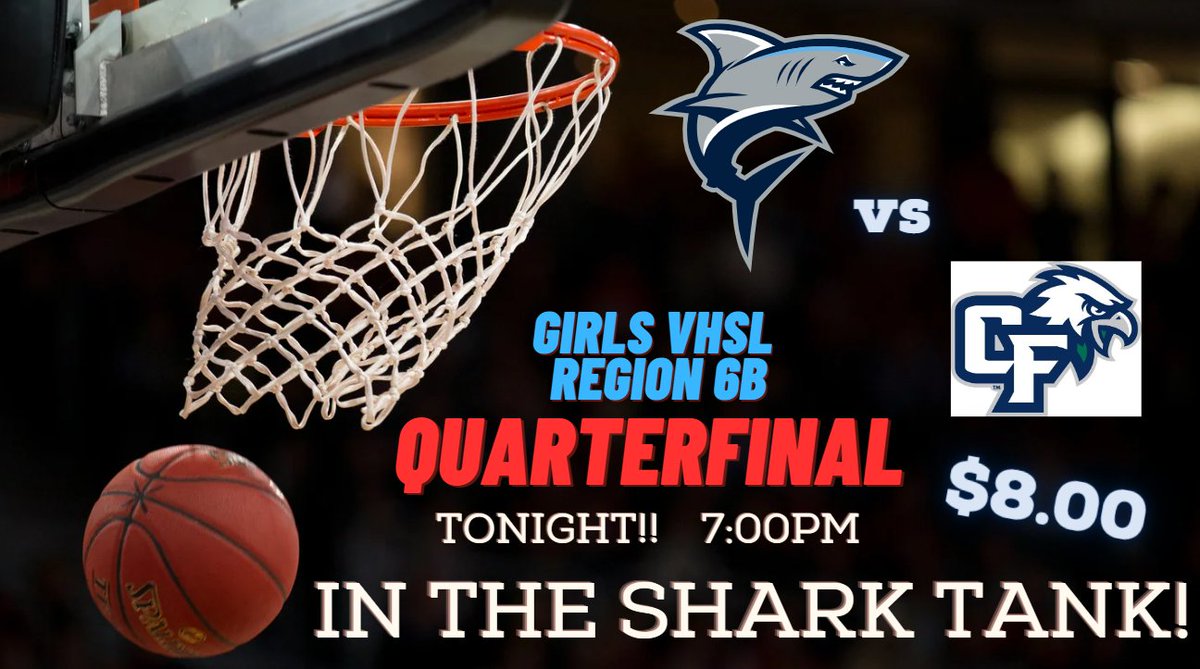 🏀 T O N I G H T! 🏀
- 7:00pm
- $8.00
TIX ONLINE ONLY!!!  ⬇️⬇️
events.ticketspicket.com/agency/a0964a5…

<a href="/colganhs/">Colgan High School</a> @DSA_Staples <a href="/ColganGirlsBB/">Colgan Girls Basketball</a> <a href="/ForgeGirlsHoopz/">Colonial Forge Girls Basketball</a> <a href="/ForgeAthletics/">Forge Athletics</a>