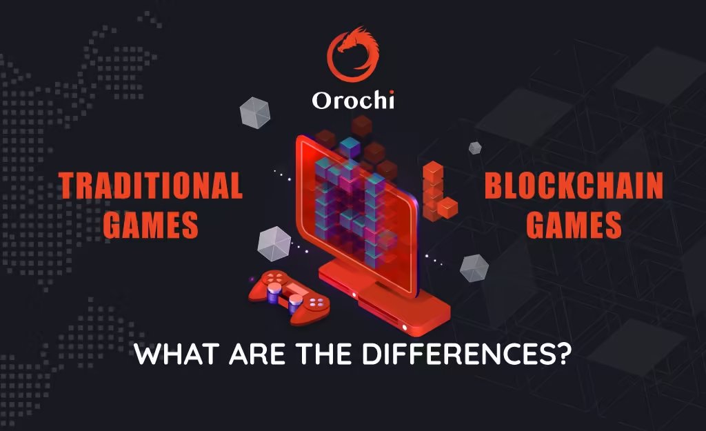 OrochiNetwork's tweet photo. With the advent of #blockchain, players can now enjoy games that offer unique experiences with added benefits such as decentralization and immutability

But what are the differences between traditional games and blockchain games? 

Find the answer ⤵️
https://t.co/vvJcgiLEGS https://t.co/32vPEabijK