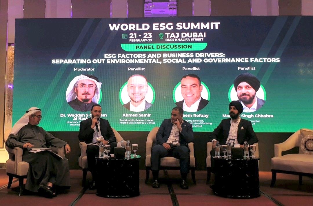 libfmenasia's tweet photo. We had a remarkable experience at the World ESG Summit organised by @GXellence today.
Our Managing Director, @RefaayKareem, shared the panel with some of the financial thought leaders from the UAE to discuss #ESG factors and business drivers.
#WorldESGSummit https://t.co/DzC281ejr7