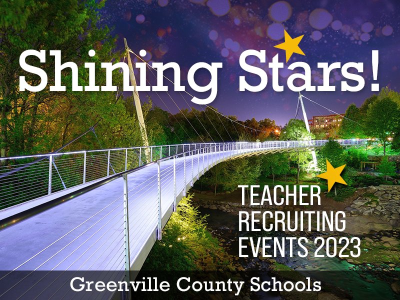 HAPPENING TOMORROW! Attend one of our two teacher recruitment fairs tomorrow (Middle/Secondary) and Saturday, March 4 (Early Childhood/Elementary) for a chance to connect with schools where teaching positions are open.

Registration instructions: tinyurl.com/mr2p9fn4