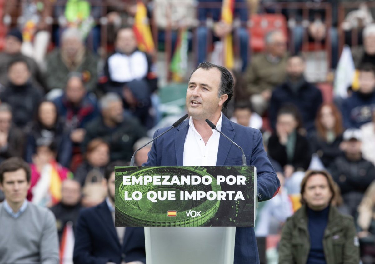 📣 El candidato de #VOX a la Presidencia de #CLM, @DavidMoreno___, apoyará este miércoles en Toledo la manifestación por la plaga de conejos.

🗣: "Debemos dotar al campo de la protección necesaria para mantener un equilibrio ambiental saludable".

voxespana.es/noticias/vox-a…