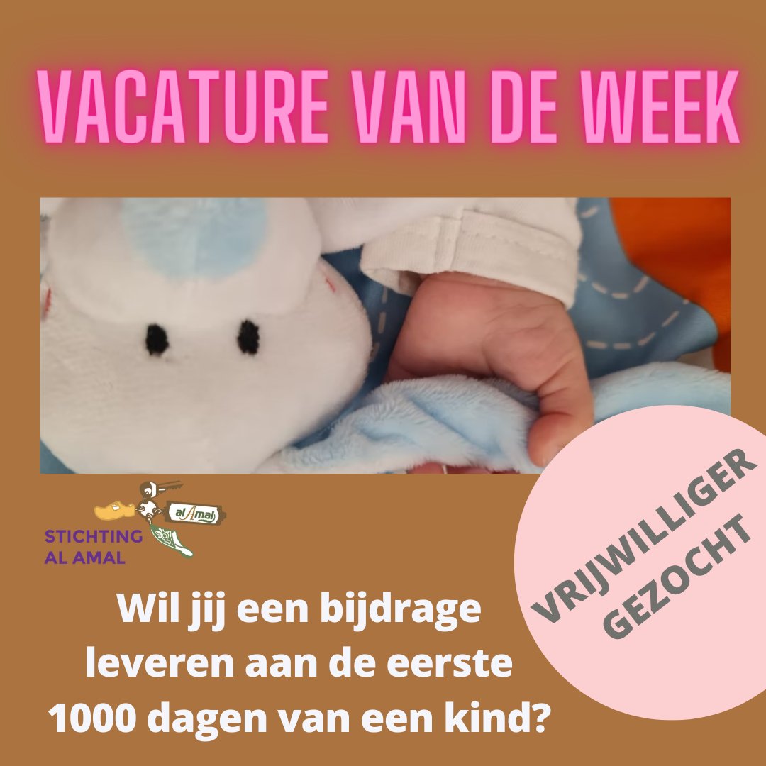 VC Utrecht (@vcutrecht) on Twitter photo VACATURE VAN DE WEEK - <a href="/AlAmalUtrecht/">Al Amal Utrecht</a>
Ben je moeder of oma en wil jij je pedagogische ervaring delen? Word vrijwilliger voor project 1000!
Als vrijwilliger ga je aanstaande moeders en vaders ondersteunen bij een evenwichtige zwangerschap en opvoeding.
vcutrecht.nl/.../Wil-je-een… VACATURE VAN DE WEEK - <a href="/AlAmalUtrecht/">Al Amal Utrecht</a>
Ben je moeder of oma en wil jij je pedagogische ervaring delen? Word vrijwilliger voor project 1000!
Als vrijwilliger ga je aanstaande moeders en vaders ondersteunen bij een evenwichtige zwangerschap en opvoeding.
vcutrecht.nl/.../Wil-je-een…