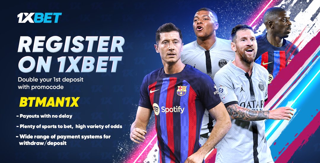 10 odds on 1xBet

A29U3

Register ➡️ clcr.me/BTMan1x with promocode: BTMan1x &amp; get 300% bonus on your first deposit.