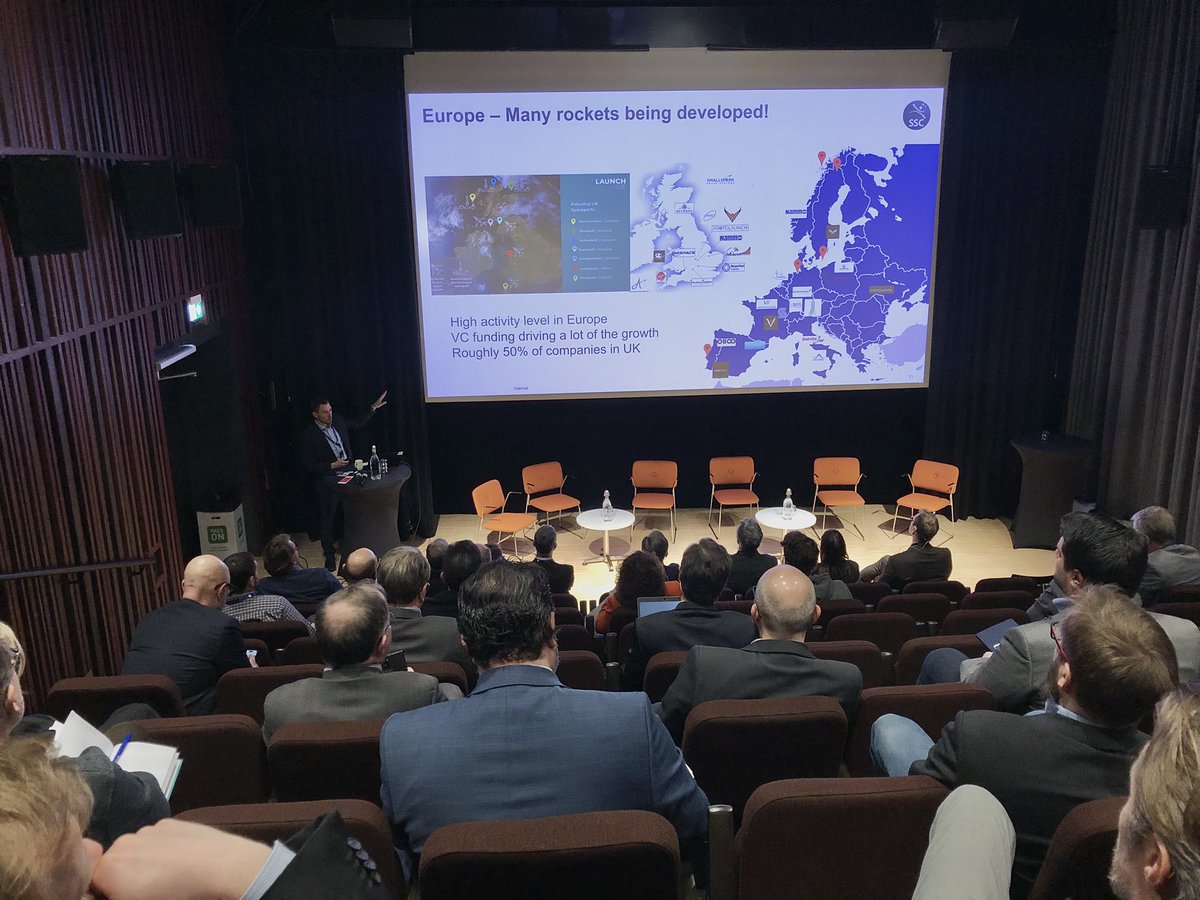 SSCspace's tweet image. The European market for microlaunchers is moving quickly with much in scope – motor tests, test flights and orbital launches 🔥 Esrange Space Center and its new spaceport is an important asset for these ambitious missions. #Esrange #SpaceportEsrange 
#SSCspaceConference2023