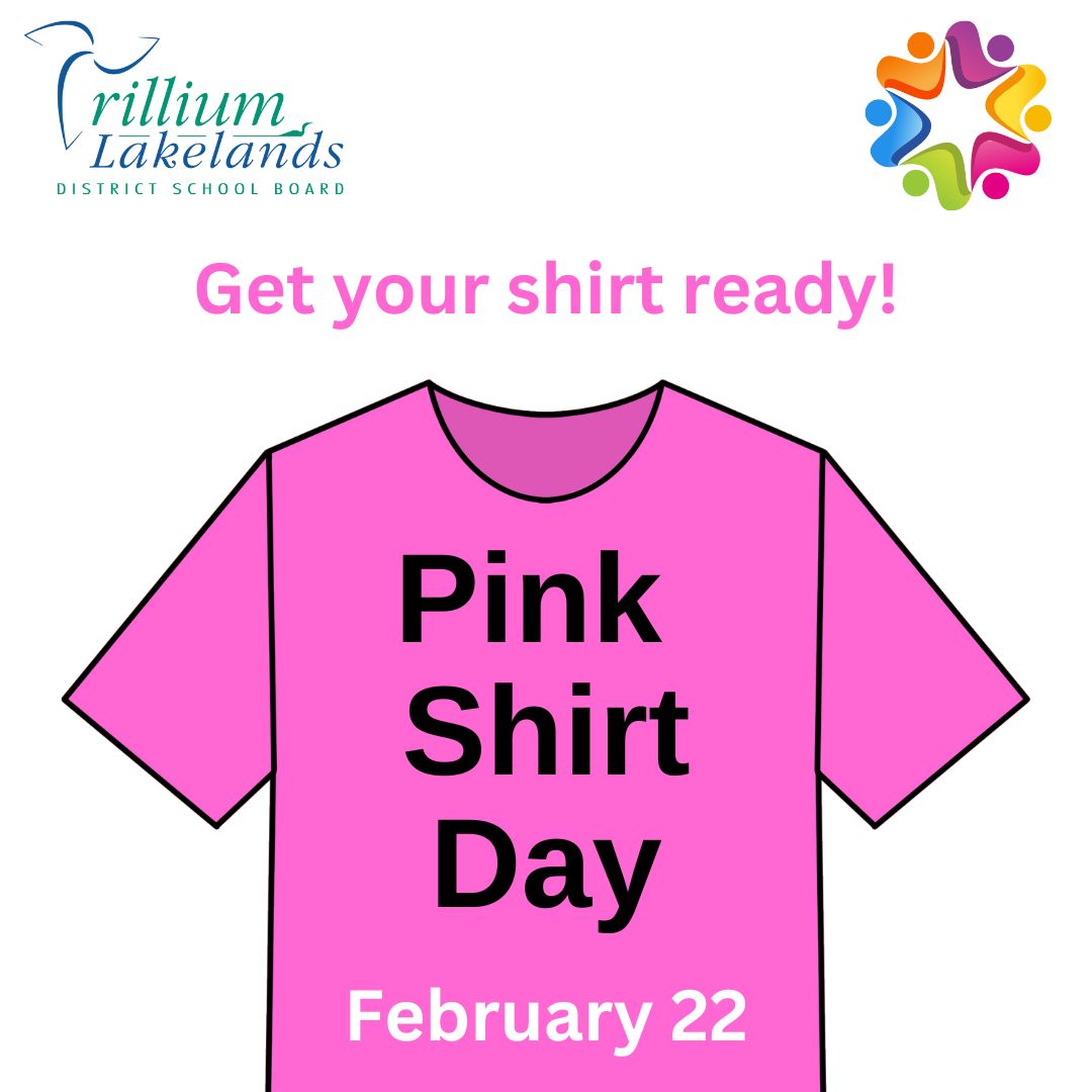 TLDSBEquity's tweet photo. Did you know that one in five students are affected by bullying? Tomorrow, Feb 22, is #PinkShirtDay! Join us by wearing a pink shirt to stand up against bullying! #LiftEachOtherUp https://t.co/tun79C6cH8