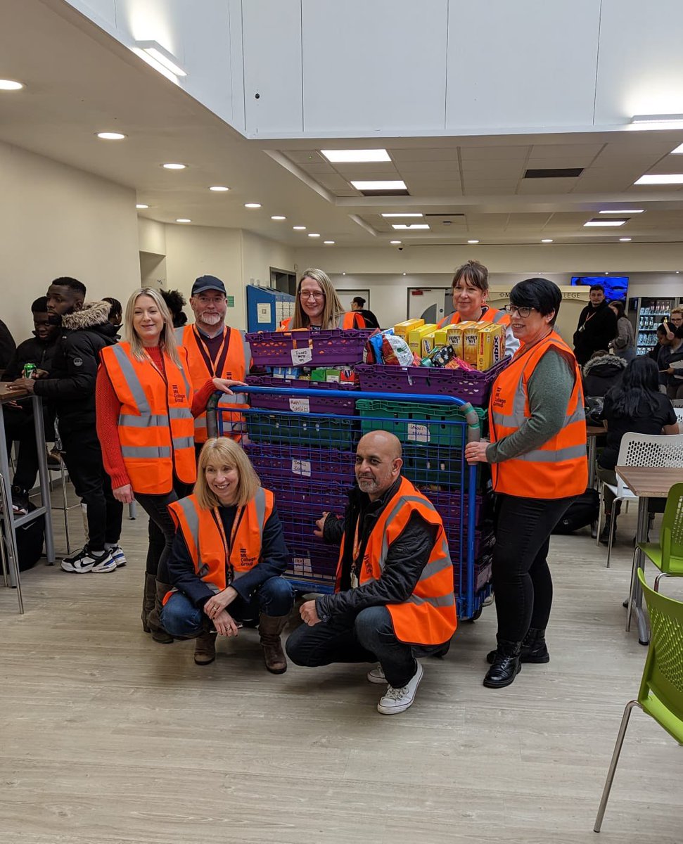 The People Services team are ready to take the donated items to the St Marks Meals and <a href="/mkfoodbank/">MK Food Bank</a> warehouse 👍 #WeAreMK