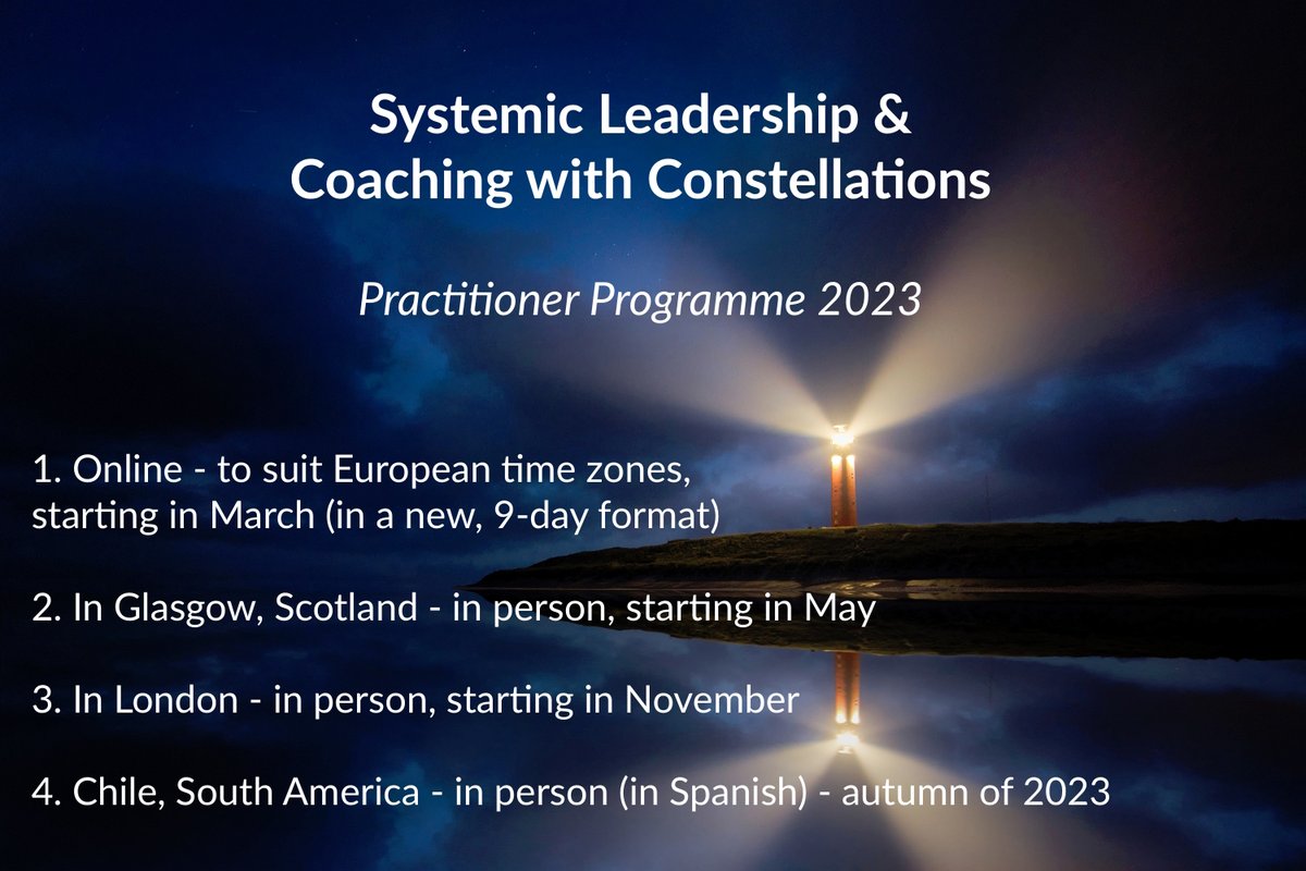 Systemic Leadership & Coaching with Constellations tweet media