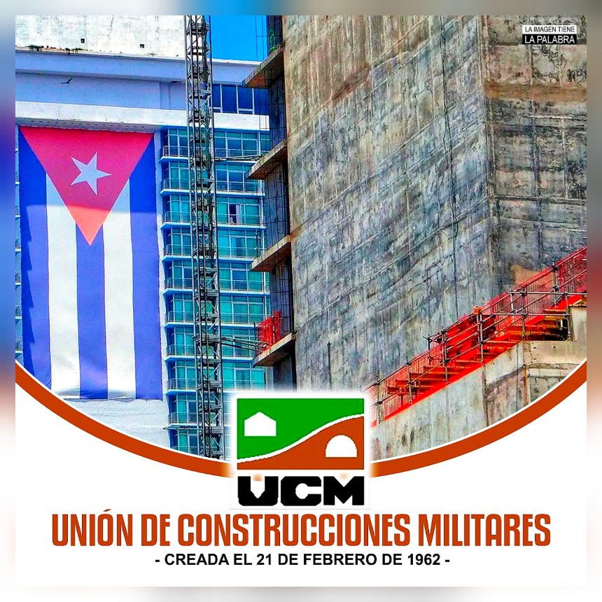 CadenaCaribe's tweet photo. 🇨🇺🅴🅵🅴🅼é🆁🅸🅳🅴🆂🇨🇺
 ⚒️ Creación de la Unión de Construcciones Militares en 1962.
📚 #CubaViveEnSuHistoria 
✊🏼✌🏼 #JuntarYVencer 
🎬  @PichiriloAlmag1 https://t.co/1Ay50p2qZo