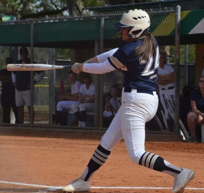 durant_softball's tweet photo. ***Senior Spotlight*** @paigedelaney24 (1B) - Our captain is clearly this team's leader.  Lowest K% at the plate from the 2022 team who swings a bigger stick each season. 

One word to describe her: "Resilient"

She is going to FGCU to pursue a degree in Biz Mgmt/Event Planning. https://t.co/3DWYrshaxV