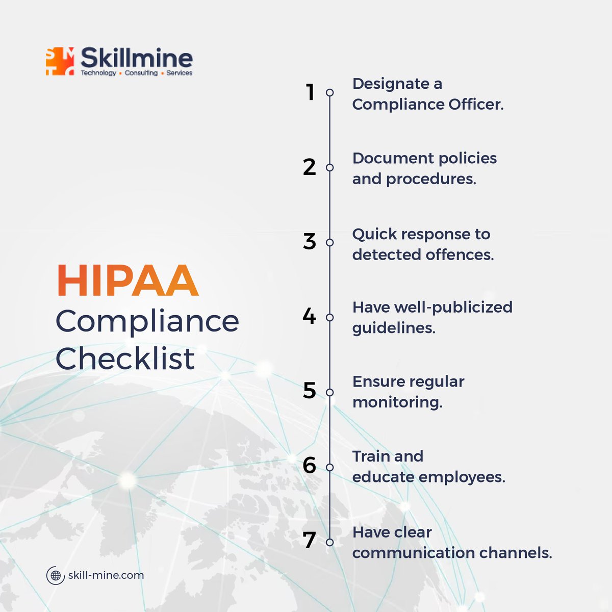 Skillminetech's tweet photo. Skillmine’s #COMPLYment is a tailor-made IT Governance, Risk and Compliance (GRC) solution that can streamline HIPAA #ITcompliance and other guidelines for your business.
Follow @Skillminetech
#ITGRC #Itgrcgovernance #Complyment #HIPPA #Skillmine https://t.co/QKlaU0okA7