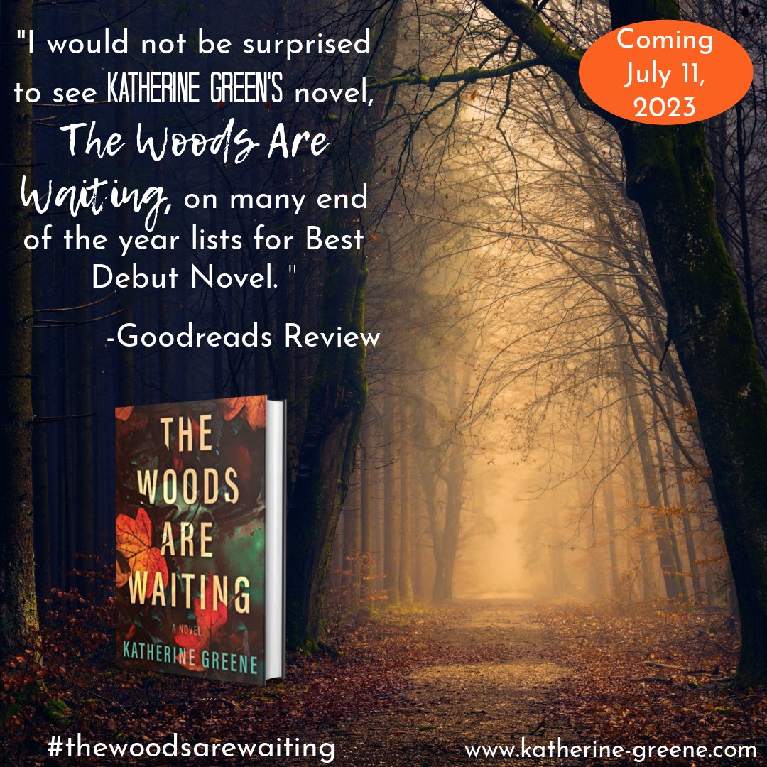 Available for pre-order! #thewoodsarewaiting #crookedlanebooks #spooky #thrillerbooks #debutauthor #writingcommunity #southernmystery