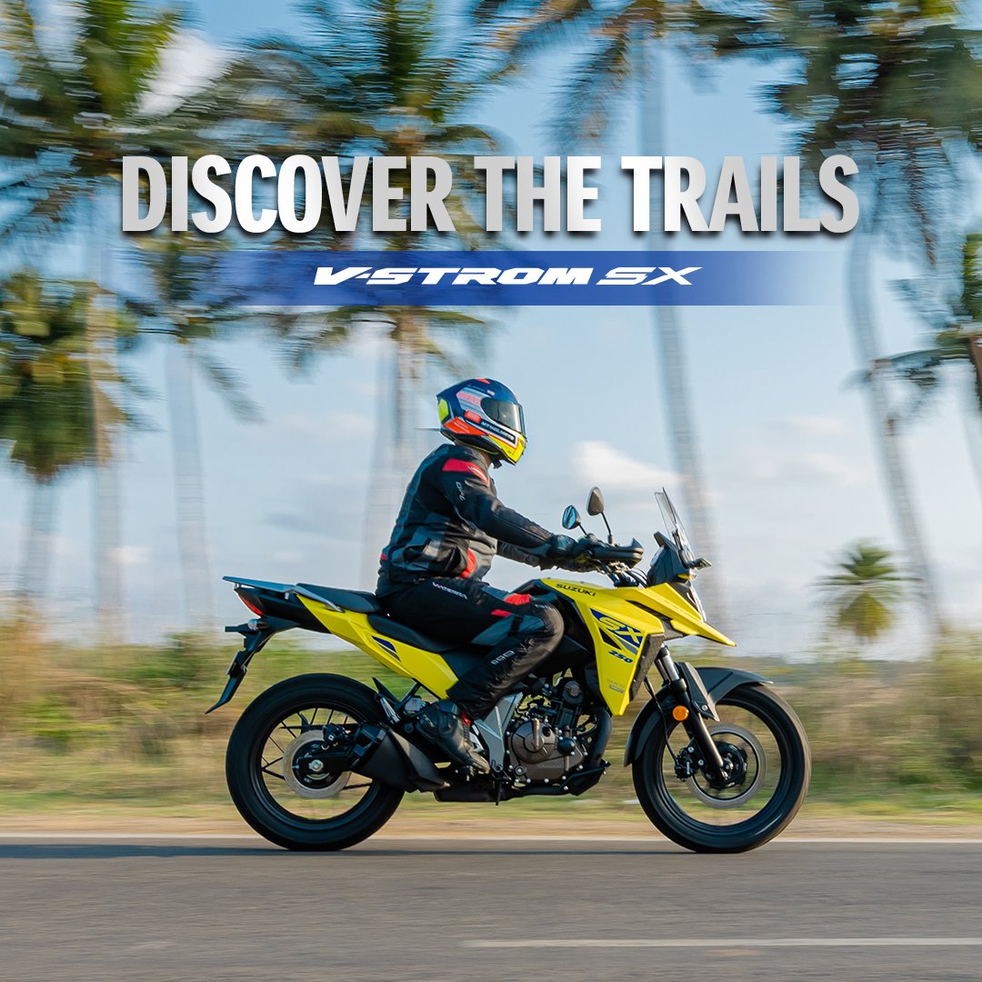 suzuki2wheelers's tweet photo. One simply can’t put boundaries when you’re on a roll to have the rides of your life with Suzuki #VStromSX.
#SuzukiIndia #SuzukiMotorcycle #MasterOfAdventure https://t.co/Gm1VFsYsN9