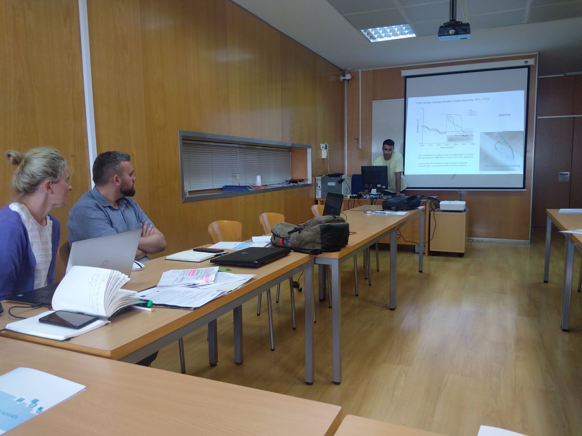 Coolspaces4LIFE's tweet photo. In October 2022, we were at the University of Almeria in Spain. Together with researchers from our consortium, we worked on the development of a prototype cold storage tank based on phase-change materials. https://t.co/1jYOulhnZj