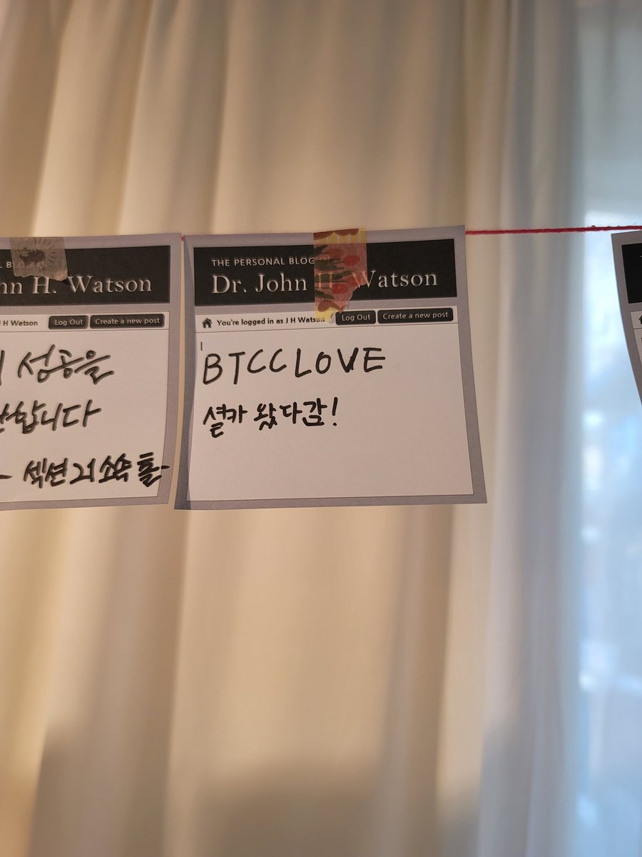 셜카 마지막 날 221B day! 19일에 만났던 분들도, 이번에 새로 만난 분들도, 원래 보고 싶었던 분들도 정말 반가웠습니다! 이런 기회를 만들어주신 총대님과 스텝분들, 협력진 분들 다들 넘 수고하셨습니다🥰

#셜록_친구_없어도_괜찮아
#You_are_sherlocked
#The_game_is_on