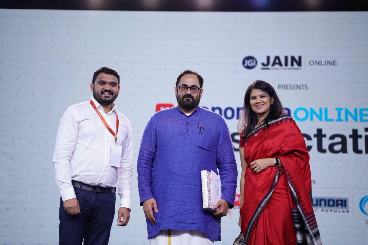 jain_kochi's tweet image. As we conclude the 5th edition of Techspectations presented by Jain Online, Kerala’s niche digital summit.
@Techspectation
@Rajeev_GoI
@mamtamohan
Supriya Menon
Santhosh Sivan
Mr.Tom Mannapurathu Joseph
#Techspectations2023 #DigitalSummit