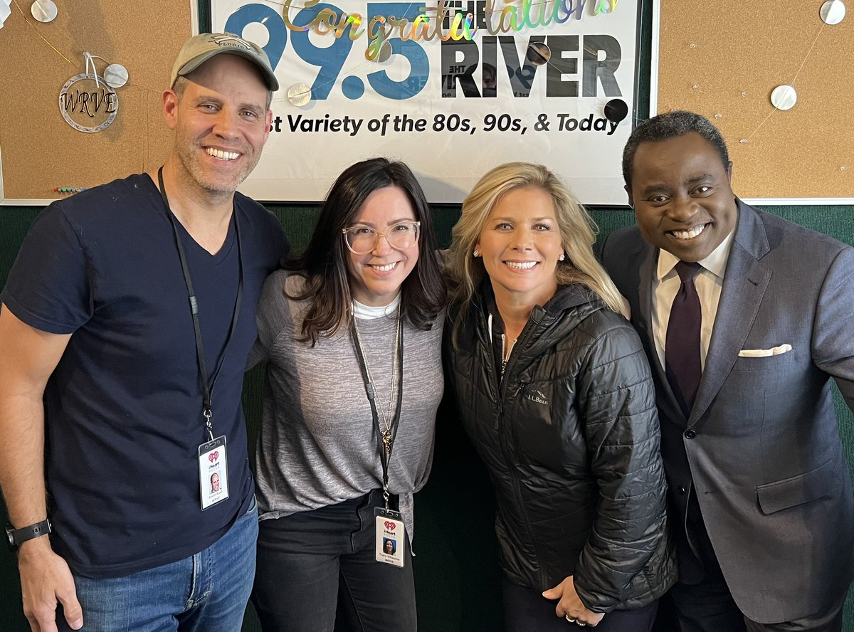 JChapmanTV's tweet photo. All this week – we are playing the Birthday Game on @995TheRiver ! Kevin and Tracy are the best people ever. So fun! Tune in at 8am and play with us! 😃 @danbazile @SpecNews1Albany @TracyVillaume @krushonair https://t.co/wETQMIBo3f