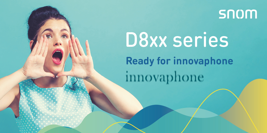 snom's tweet photo. We are thrilled to announce that our #Snom D862 &amp; Snom D865 desk phones have been successfully tested and can be now auto-provisioned via our Phonelink app with @innovaphone PBX. #innovaphone #innovation #ippbx #interoperability https://t.co/fl7B8Hqcuy
