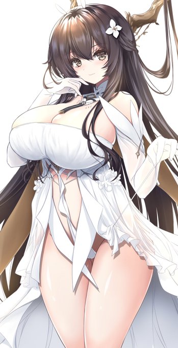 #太ももは太いから太ももっていうんだよ
 #アズールレーン 