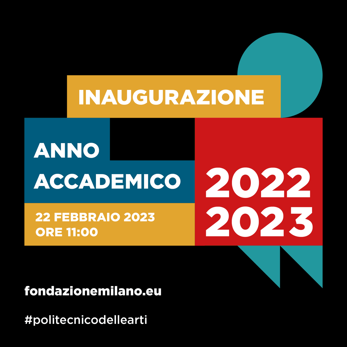 🎓Dalla #CivicaPaoloGrassi, domani #22febbraio alle 11:00 la cerimonia di Inaugurazione dell'Anno Accademico 2022-2023 di Fondazione Milano Scuole Civiche
↓
fondazionemilano.eu/news/cerimonia…

#CivicaAltieroSpinelli #CivicaClaudioAbbado #CivicaLuchinoVisconti #politecnicodellearti #Milano