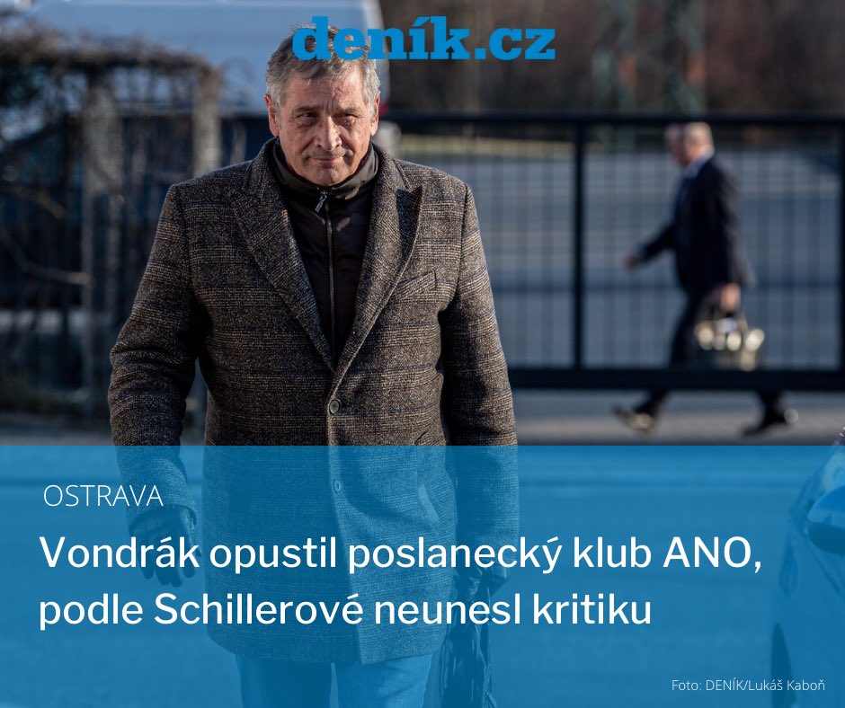 denikms's tweet image. Moravskoslezský hejtman @ivondrak opustil poslanecký klub hnutí ANO. Na tiskové konferenci to oznámila předsedkyně klubu @alenaschillerov .
Více čtěte 👉🏼 bit.ly/3Krvq0f
#ivovondrak #ano #msdenik