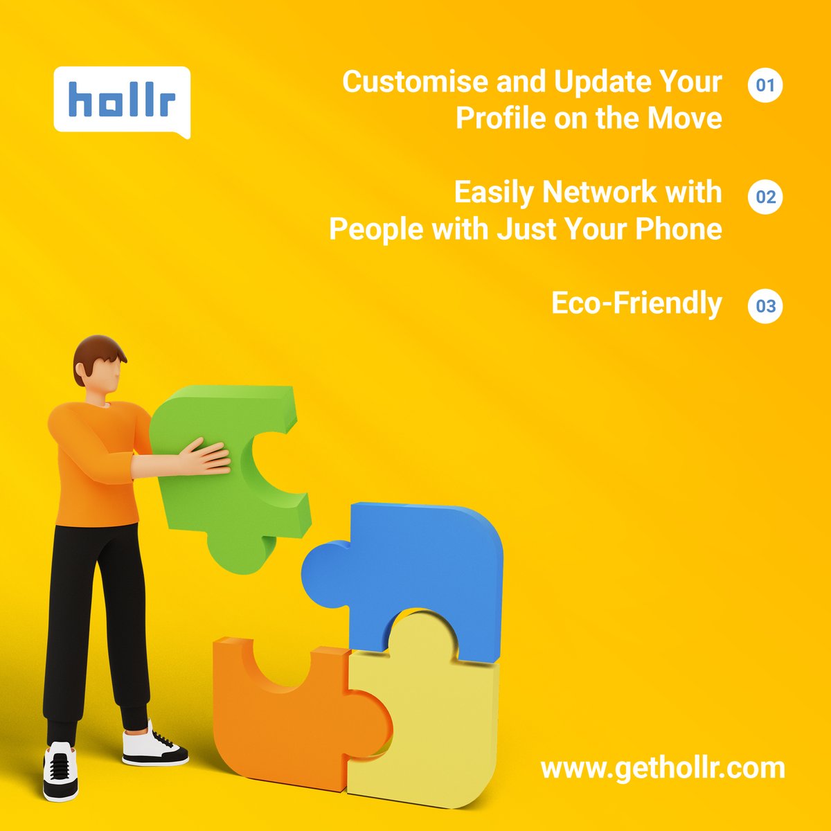 gethollr's tweet photo. With Hollr, the benefits are endless.

You can now easily customise your details and network with more people faster - all whilst saving the planet!

Get your Hollr today at https://t.co/JAM70lsuke

#hollr #connected #socialnetworking #digitalbusinesscard https://t.co/2brKq5T5kI