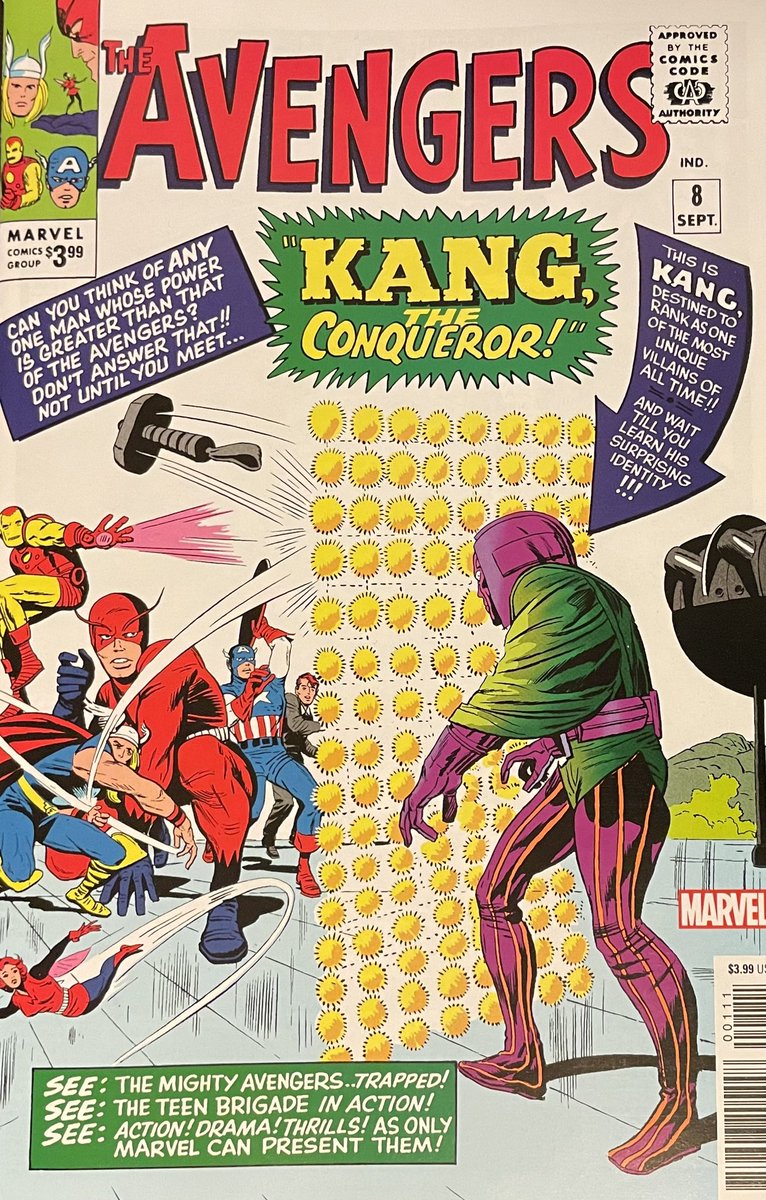 AloneMarried's tweet photo. Day 52 Comic 91
It’s #TurnBackTimeTuesday
with the #Avengers &amp; #Kang
(facsimile) https://t.co/RN3OclDLBX