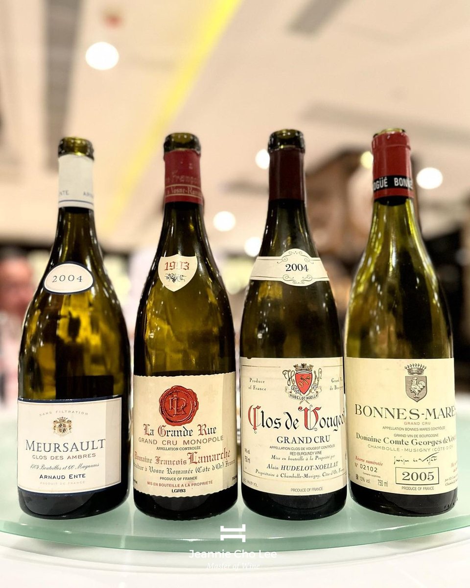 JeannieChoLee's tweet photo. Missed Hong King’s vibrant fine wine scene, but equally, I missed my friends – thank you for spoiling me tonight!
#finewine #burgundy #bourgogne #meursault #lagrandrue #closdevougeot #bonnesmares #grandcru #wine #winetime #winetasting #winelover #masterofwine #winelife https://t.co/LCxmNeF1tC