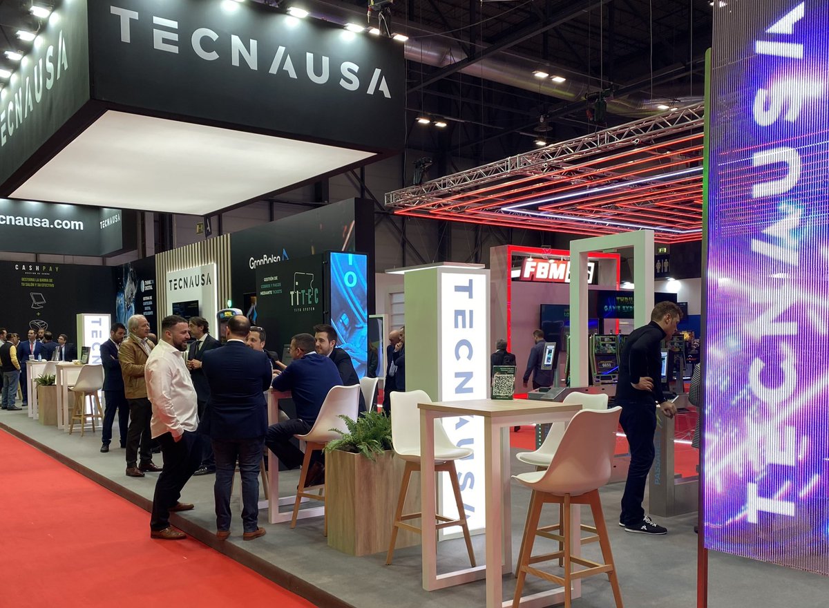 1er día en #FIJMA23 No te pierdas todas las novedades de <a href="/TecnausaRec/">Tecnausa Recreativo</a> STAND C7 ¡Te esperamos!!