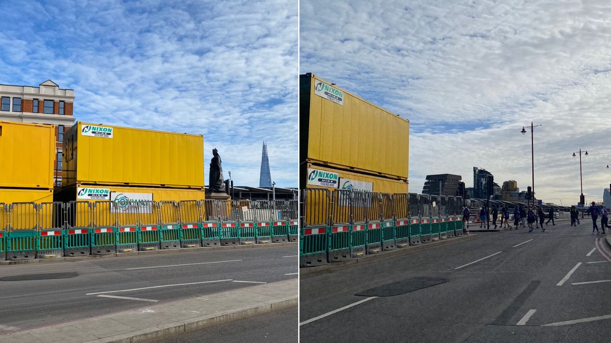 NixonHire's tweet image. Spotted! Several site accommodation units recently snapped in central London with some famous landmarks in the background! Have you spotted our units whilst out and about? We’d love to see your pics! 
#hirethatworks #nationwide #sitesetup #siteaccommodation #spotted #london
