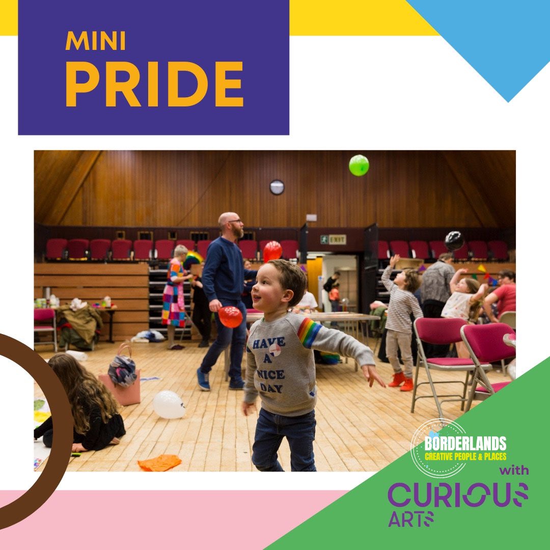 Borderlands_CPP's tweet photo. 🌈 Amazing time at the first session of Mini Pride with @CuriousArts 📍@redcarpalace

Join us for another drop-in session &amp; take part in fun &amp; creative activities.🎨

🌈 1:30 pm - 3:30 pm. Suitable for ages 3-7 yrs &amp; their families plus activities for 11-15yrs

#MiniPride https://t.co/bwSI4LyXrQ