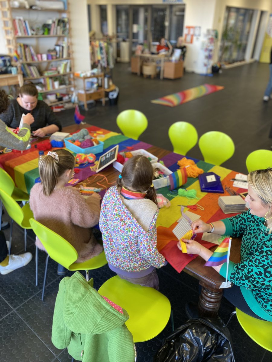Borderlands_CPP's tweet photo. 🌈 Amazing time at the first session of Mini Pride with @CuriousArts 📍@redcarpalace

Join us for another drop-in session &amp; take part in fun &amp; creative activities.🎨

🌈 1:30 pm - 3:30 pm. Suitable for ages 3-7 yrs &amp; their families plus activities for 11-15yrs

#MiniPride https://t.co/bwSI4LyXrQ