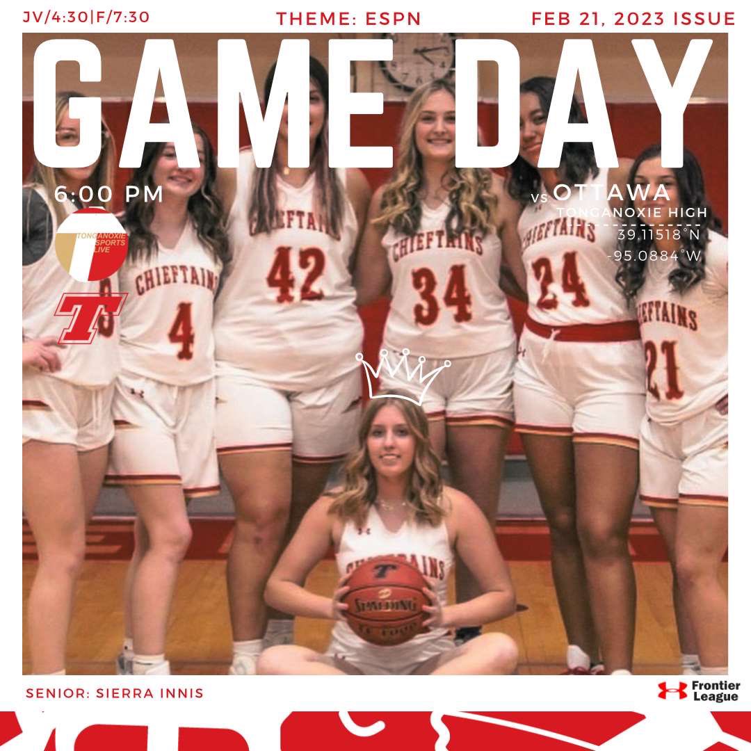 Senior Night! Come and support our dedicated seniors tonight in their last game in Tonganoxie!