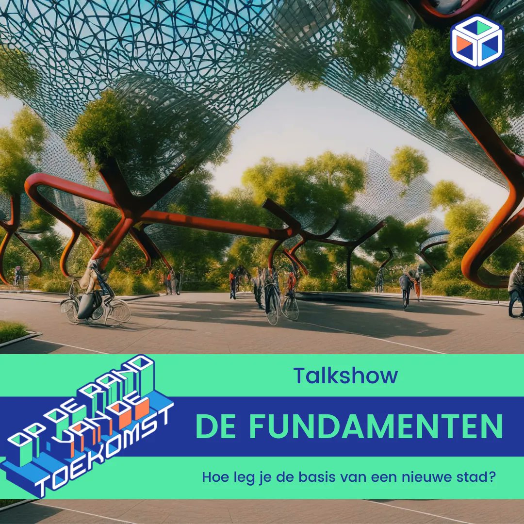 MORGEN om 20:00 is er een nieuwe talkshow van: Op de rand van de toekomst!🔮 Waar denk jij aan als je de basis zou moeten leggen van een nieuwe stad?🏙️ Meld je aan via deze link: buff.ly/3RrwkeE 📍KAF De Kunstlinie Almere (ZaalX)