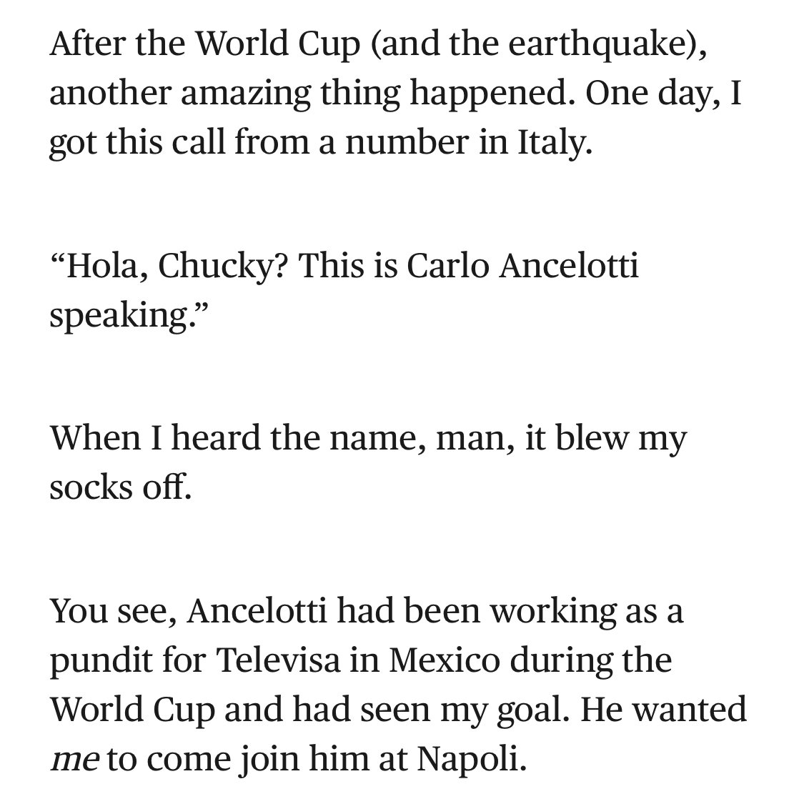 TPTFootball's tweet photo. Let Hirving Lozano tell you about Carlo Ancelotti. https://t.co/JLdIZ1fZsU